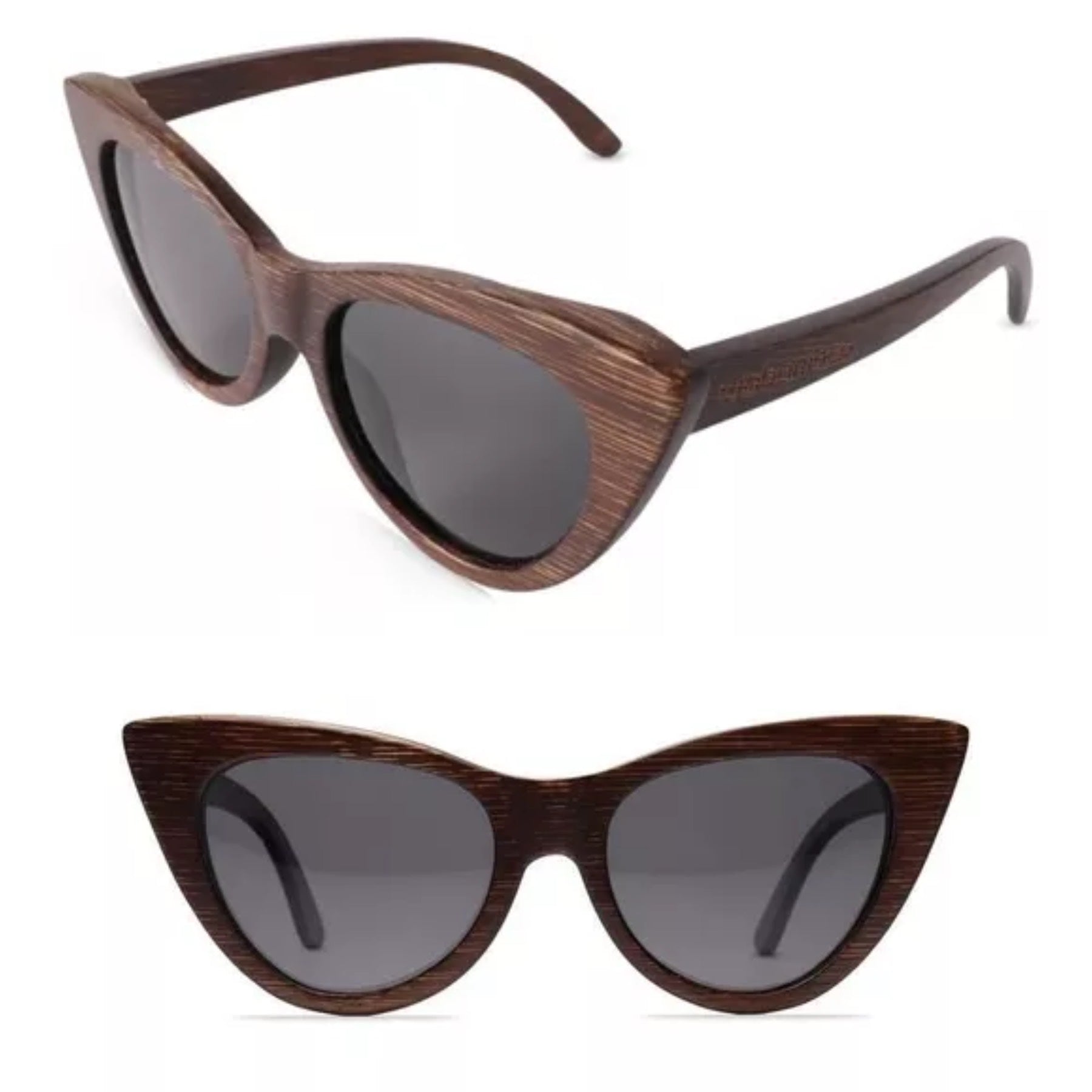 Lentes de madera de bambú